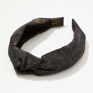 🍂 LOFT Metallic Top Knot Headband